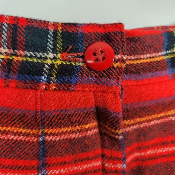 VTG Wool Skirt Womens 8 Old Money Scotland School Girl Preppy Y2k Oxford Style - Picture 7 of 11